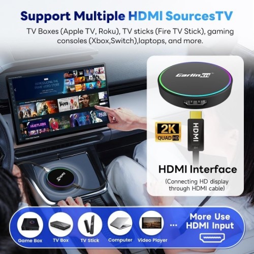 BELAIDIS CARPLAY/ANDROID AUTO ADAPTERIS CARLINKIT HD2CP PRO JUODAS BELAIDIS CARPLAY/ANDROID AUTO ADAPTERIS CARLINKIT HD2CP PRO JUODAS