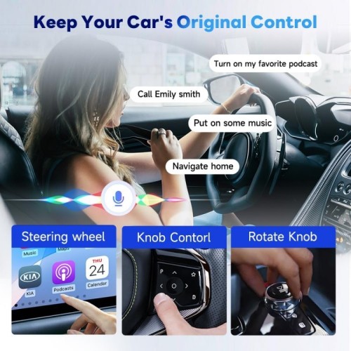 BELAIDIS CARPLAY/ANDROID AUTO ADAPTERIS CARLINKIT HD2CP PRO JUODAS BELAIDIS CARPLAY/ANDROID AUTO ADAPTERIS CARLINKIT HD2CP PRO JUODAS