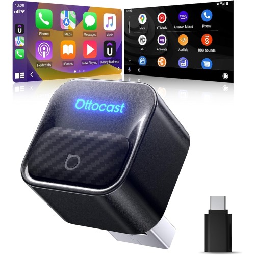 BELAIDIS CARPLAY/ANDROID AUTO ADAPTERIS OTTOCAST MINI CORE JUODAS CA525-T3