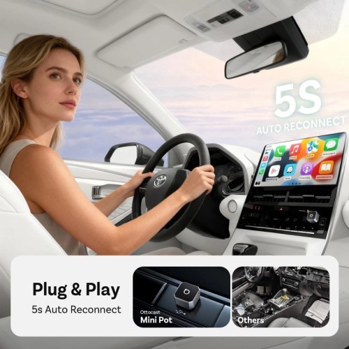 BELAIDIS CARPLAY/ANDROID AUTO ADAPTERIS OTTOCAST MINI CUBE JUODAS CP88-T3 BELAIDIS CARPLAY/ANDROID AUTO ADAPTERIS OTTOCAST MINI CUBE JUODAS CP88-T3
