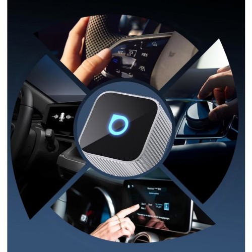 BELAIDIS CARPLAY/ANDROID AUTO ADAPTERIS OTTOCAST MINI CUBE SIDABRINIS CP88-T2 BELAIDIS CARPLAY/ANDROID AUTO ADAPTERIS OTTOCAST MINI CUBE SIDABRINIS CP88-T2