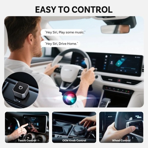 BELAIDIS CARPLAY/ANDROID AUTO ADAPTERIS OTTOCAST MINI CUBE SIDABRINIS CP88-T3 BELAIDIS CARPLAY/ANDROID AUTO ADAPTERIS OTTOCAST MINI CUBE SIDABRINIS CP88-T3