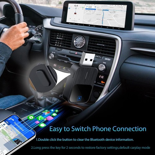 BELAIDIS CARPLAY/ANDROID AUTO ADAPTERIS REACH K2 JUODAS BELAIDIS CARPLAY/ANDROID AUTO ADAPTERIS REACH K2 JUODAS