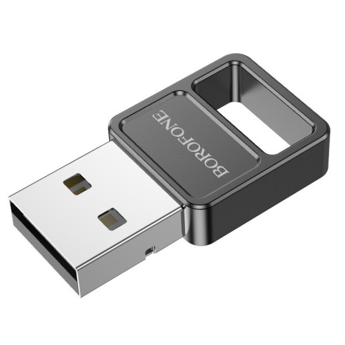 BLUETOOTH ADAPTERIS BOROFONE DH8 BLUETOOTH 5.1 JUODAS
