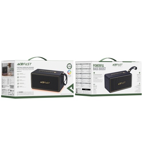 BLUETOOTH NEŠIOJAMAS GARSIAKALBIS ACEFAST K3 ULTRA JUODAS BLUETOOTH NEŠIOJAMAS GARSIAKALBIS ACEFAST K3 ULTRA JUODAS