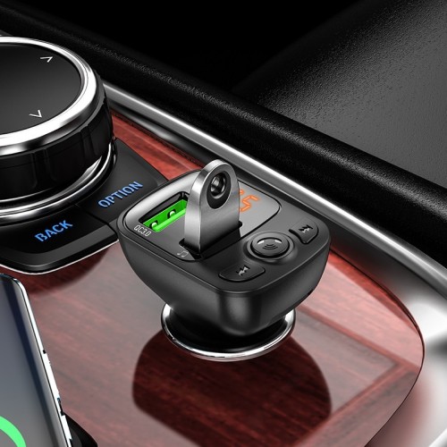 BOROFONE BC41 BLUETOOTH MP3 GROTUVAS/FM BANGŲ MODULIATORIUS (LAISVŲ RANKŲ ĮRANGA, MICROSD, QC3.0 USB-A, USB-A 5V/1A) BOROFONE BC41 BLUETOOTH MP3 GROTUVAS/FM BANGŲ MODULIATORIUS (LAISVŲ RANKŲ ĮRANGA, MICROSD, QC3.0 USB-A, USB-A 5V/1A)