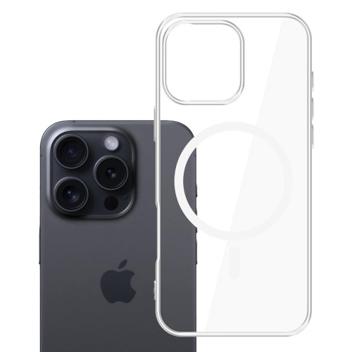 DĖKLAS 3MK CLEAR MAGCASE APPLE IPHONE 16 PRO MAX