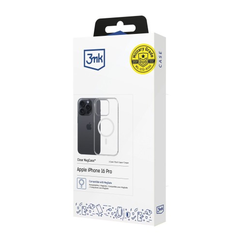 DĖKLAS 3MK CLEAR MAGCASE APPLE IPHONE 17 PRO MAX DĖKLAS 3MK CLEAR MAGCASE APPLE IPHONE 17 PRO MAX