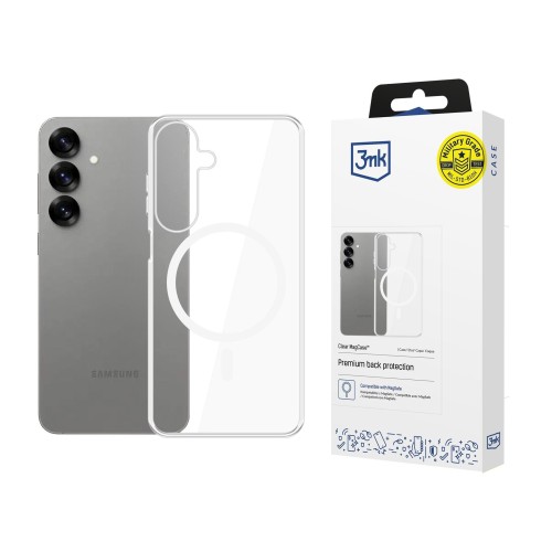 DĖKLAS 3MK CLEAR MAGCASE SAMSUNG S931 S25 DĖKLAS 3MK CLEAR MAGCASE SAMSUNG S931 S25