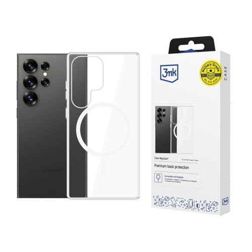 DĖKLAS 3MK CLEAR MAGCASE SAMSUNG S938 S25 ULTRA DĖKLAS 3MK CLEAR MAGCASE SAMSUNG S938 S25 ULTRA