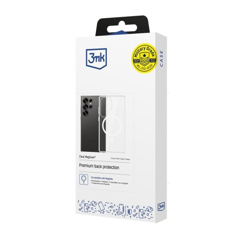 DĖKLAS 3MK CLEAR MAGCASE SAMSUNG S938 S25 ULTRA DĖKLAS 3MK CLEAR MAGCASE SAMSUNG S938 S25 ULTRA