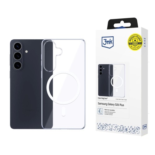 DĖKLAS 3MK CLEAR MAGCASE SAMSUNG S947 S26 PLUS DĖKLAS 3MK CLEAR MAGCASE SAMSUNG S947 S26 PLUS