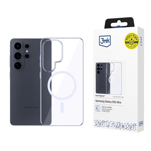 DĖKLAS 3MK CLEAR MAGCASE SAMSUNG S948 S26 ULTRA