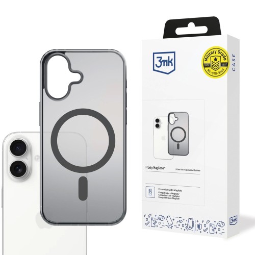 DĖKLAS 3MK FROSTY MAGCASE APPLE IPHONE 17 JUODAS DĖKLAS 3MK FROSTY MAGCASE APPLE IPHONE 17 JUODAS