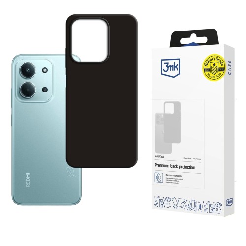 DĖKLAS 3MK MATT CASE XIAOMI REDMI 15C 4G/5G/POCO C85 4G/5G JUODAS