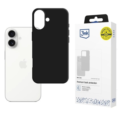 DĖKLAS 3MK MATT CASE XIAOMI REDMI NOTE 13 4G JUODAS