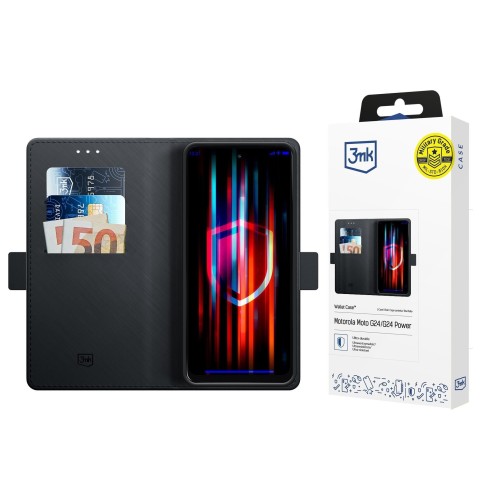 DĖKLAS 3MK WALLET CASE XIAOMI POCO X8 PRO JUODAS DĖKLAS 3MK WALLET CASE XIAOMI POCO X8 PRO JUODAS