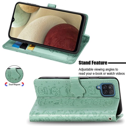 DĖKLAS CAT-DOG SAMSUNG A356 A35 5G ŽALIAS