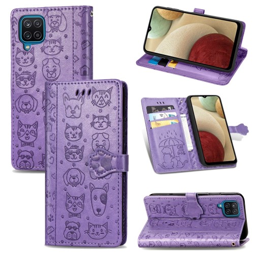 DĖKLAS CAT-DOG SAMSUNG A566 A56 5G VIOLETINIS