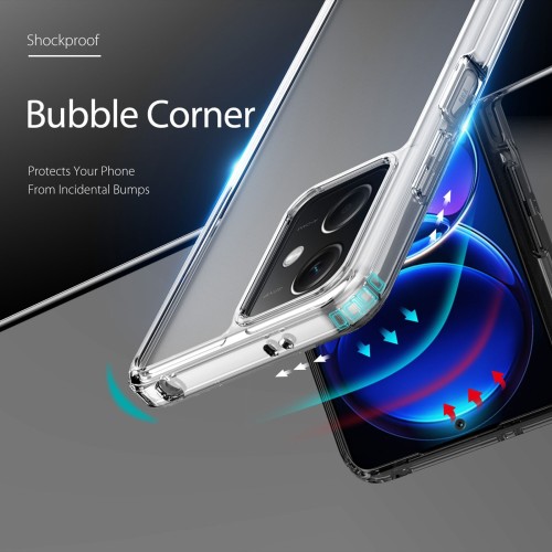 DĖKLAS DUX DUCIS CLIN XIAOMI REDMI NOTE 12 5G/POCO X5 5G SKAIDRUS