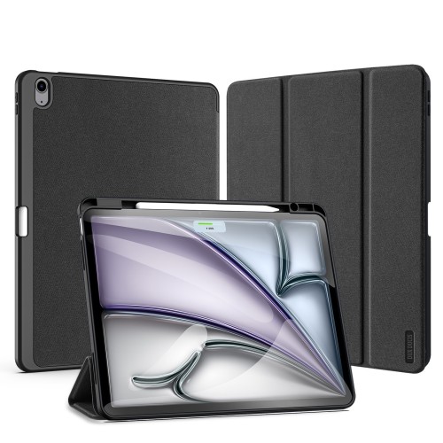 DĖKLAS DUX DUCIS DOMO APPLE IPAD AIR 13 M2/M3/M4 2024/2025/2026 JUODAS
