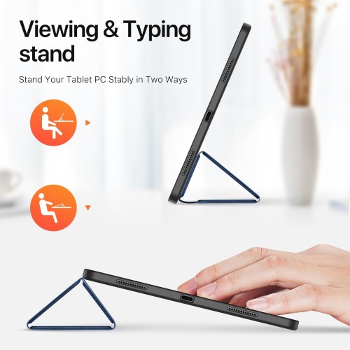 DĖKLAS DUX DUCIS DOMO APPLE IPAD AIR 13 M2/M3/M4 2024/2025/2026 JUODAS