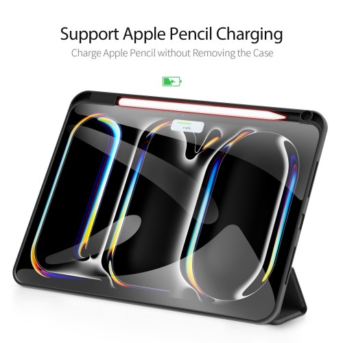 DĖKLAS DUX DUCIS DOMO APPLE IPAD PRO 11 2024/2025 JUODAS