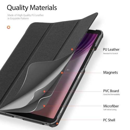 DĖKLAS DUX DUCIS DOMO LENOVO TAB ONE 8.7 TB305 JUODAS DĖKLAS DUX DUCIS DOMO LENOVO TAB ONE 8.7 TB305 JUODAS
