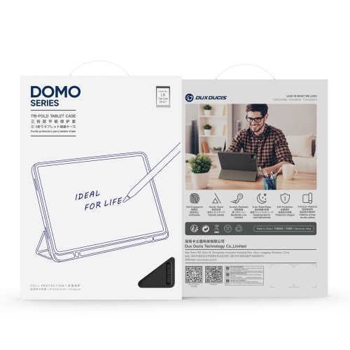 DĖKLAS DUX DUCIS DOMO LENOVO TAB ONE 8.7 TB305 JUODAS DĖKLAS DUX DUCIS DOMO LENOVO TAB ONE 8.7 TB305 JUODAS