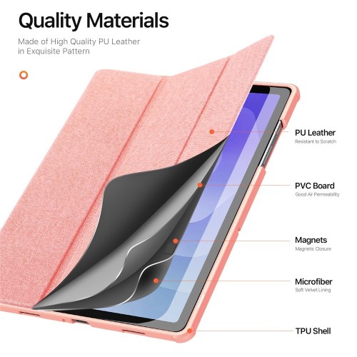 DĖKLAS DUX DUCIS DOMO SAMSUNG X210/X215/X216 TAB A9 PLUS 11.0/X230/X235/X236 TAB A11 PLUS 11.0 ROŽINIS DĖKLAS DUX DUCIS DOMO SAMSUNG X210/X215/X216 TAB A9 PLUS 11.0/X230/X235/X236 TAB A11 PLUS 11.0 ROŽINIS