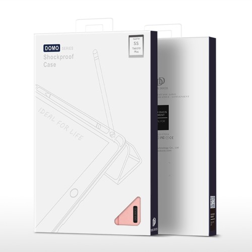 DĖKLAS DUX DUCIS DOMO SAMSUNG X820 TAB S10 PLUS ROŽINIS DĖKLAS DUX DUCIS DOMO SAMSUNG X820 TAB S10 PLUS ROŽINIS