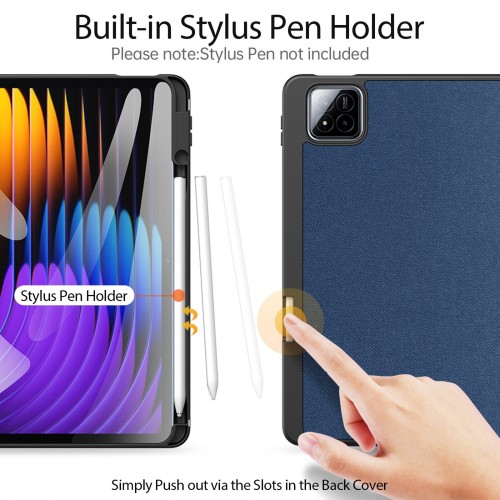 DĖKLAS DUX DUCIS DOMO XIAOMI PAD 8/7/7 PRO JUODAS