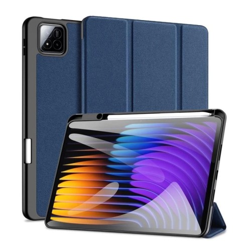 DĖKLAS DUX DUCIS DOMO XIAOMI PAD 8/7/7 PRO TAMSIAI MĖLYNAS
