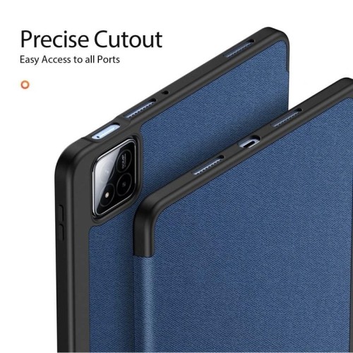 DĖKLAS DUX DUCIS DOMO XIAOMI PAD 8/7/7 PRO TAMSIAI MĖLYNAS DĖKLAS DUX DUCIS DOMO XIAOMI PAD 8/7/7 PRO TAMSIAI MĖLYNAS