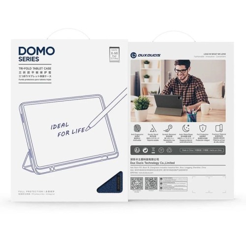 DĖKLAS DUX DUCIS DOMO XIAOMI PAD 8/7/7 PRO TAMSIAI MĖLYNAS DĖKLAS DUX DUCIS DOMO XIAOMI PAD 8/7/7 PRO TAMSIAI MĖLYNAS