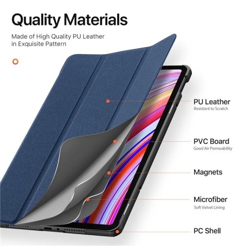 DĖKLAS DUX DUCIS DOMO XIAOMI REDMI PAD PRO 12.1 TAMSIAI MĖLYNAS DĖKLAS DUX DUCIS DOMO XIAOMI REDMI PAD PRO 12.1 TAMSIAI MĖLYNAS