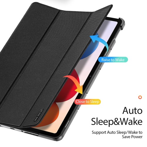 DĖKLAS DUX DUCIS DOMO XIAOMI REDMI PAD PRO 12.1/REDMI PAD 2 PRO 12.1 JUODAS