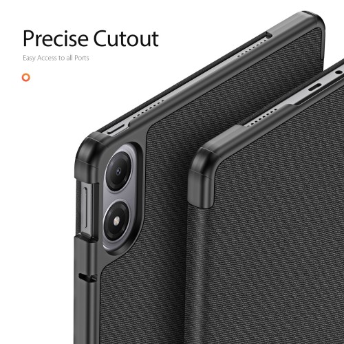 DĖKLAS DUX DUCIS DOMO XIAOMI REDMI PAD PRO 12.1/REDMI PAD 2 PRO 12.1 JUODAS
