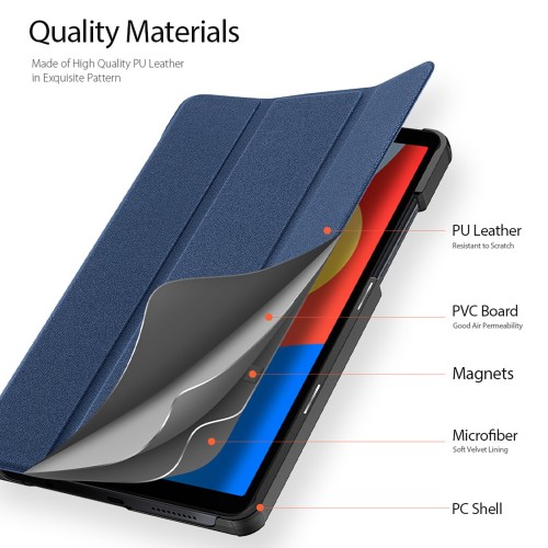 DĖKLAS DUX DUCIS DOMO XIAOMI REDMI PAD SE 8.7 TAMSIAI MĖLYNAS DĖKLAS DUX DUCIS DOMO XIAOMI REDMI PAD SE 8.7 TAMSIAI MĖLYNAS