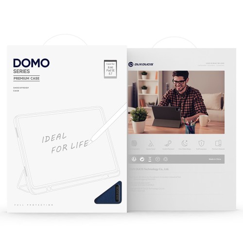 DĖKLAS DUX DUCIS DOMO XIAOMI REDMI PAD SE 8.7 TAMSIAI MĖLYNAS DĖKLAS DUX DUCIS DOMO XIAOMI REDMI PAD SE 8.7 TAMSIAI MĖLYNAS