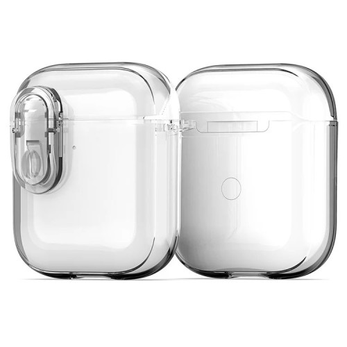 DĖKLAS DUX DUCIS PECL APPLE AIRPODS 1/2 SKAIDRUS