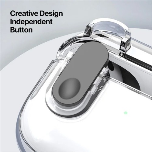 DĖKLAS DUX DUCIS PECL APPLE AIRPODS 1/2 SKAIDRUS