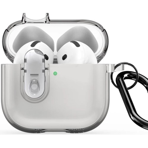 DĖKLAS DUX DUCIS PECL APPLE AIRPODS 4 PILKAS DĖKLAS DUX DUCIS PECL APPLE AIRPODS 4 PILKAS