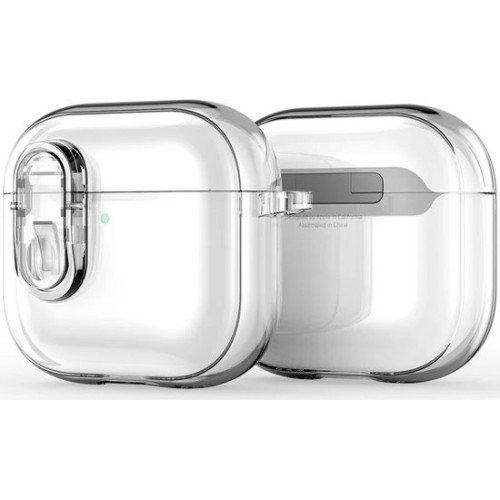 DĖKLAS DUX DUCIS PECL APPLE AIRPODS 4 SKAIDRUS
