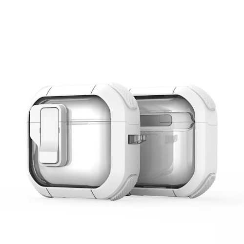 DĖKLAS DUX DUCIS PECN APPLE AIRPODS 4 BALTAS DĖKLAS DUX DUCIS PECN APPLE AIRPODS 4 BALTAS