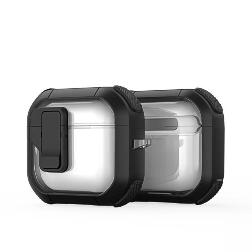 DĖKLAS DUX DUCIS PECN APPLE AIRPODS 4 JUODAS DĖKLAS DUX DUCIS PECN APPLE AIRPODS 4 JUODAS