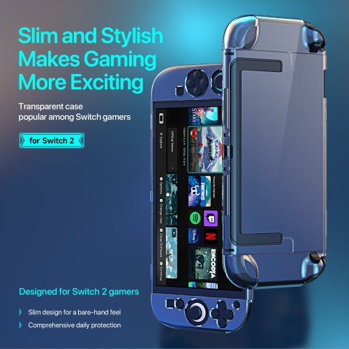 DĖKLAS DUX DUCIS PROTECTIVE CASE NINTENDO SWITCH 2 SKAIDRUS DĖKLAS DUX DUCIS PROTECTIVE CASE NINTENDO SWITCH 2 SKAIDRUS