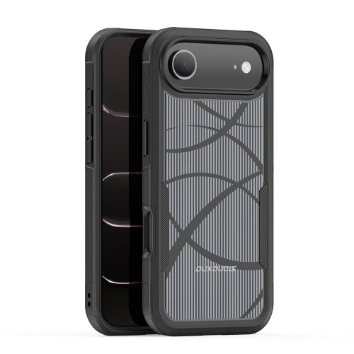 DĖKLAS DUX DUCIS SHLD APPLE IPHONE AIR JUODAS (RHYTHM PATTERN)