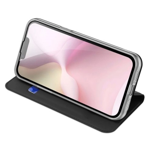 DĖKLAS DUX DUCIS SKIN PRO APPLE IPHONE 16E/17E JUODAS