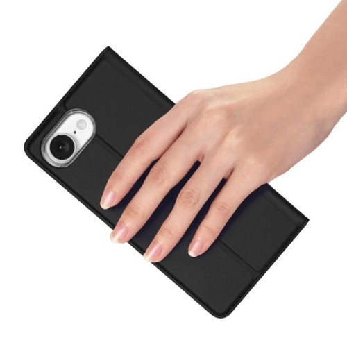 DĖKLAS DUX DUCIS SKIN PRO APPLE IPHONE 16E/17E JUODAS
